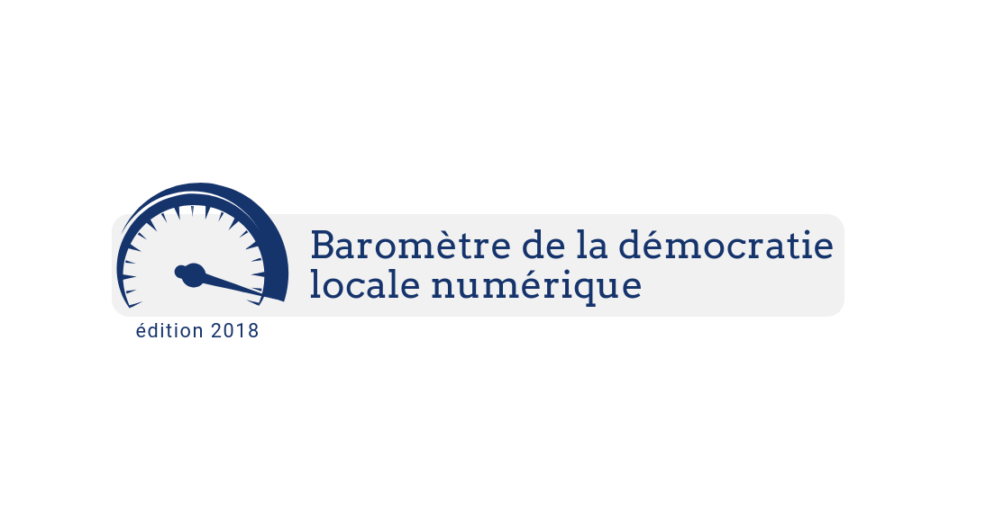 Baromètre de la démocratie locale numérique édition 2018