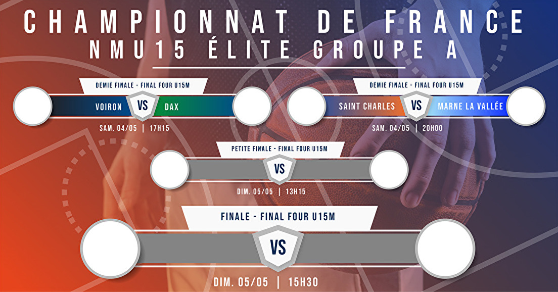 Final Four U15 - Le choc francilien est attendu !