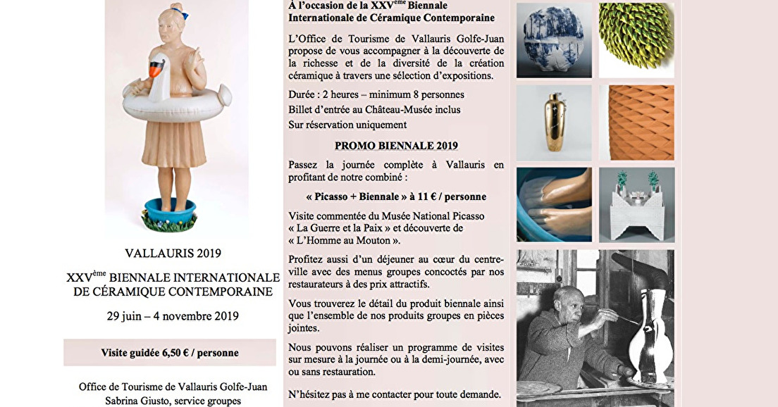 XXVè Biennale Internationale de Céramique - Vallauris
