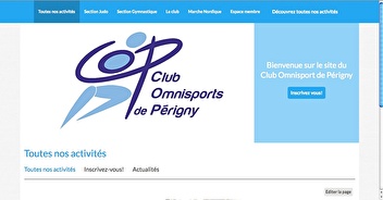 Naissance du site web du Club Omnisport de Périgny