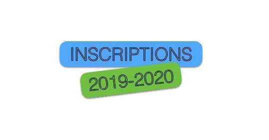 Les dossiers d'inscription 2019 / 2020 sont en ligne!