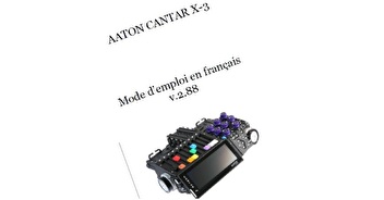 Manuel en français du Cantar X3 v.2.88