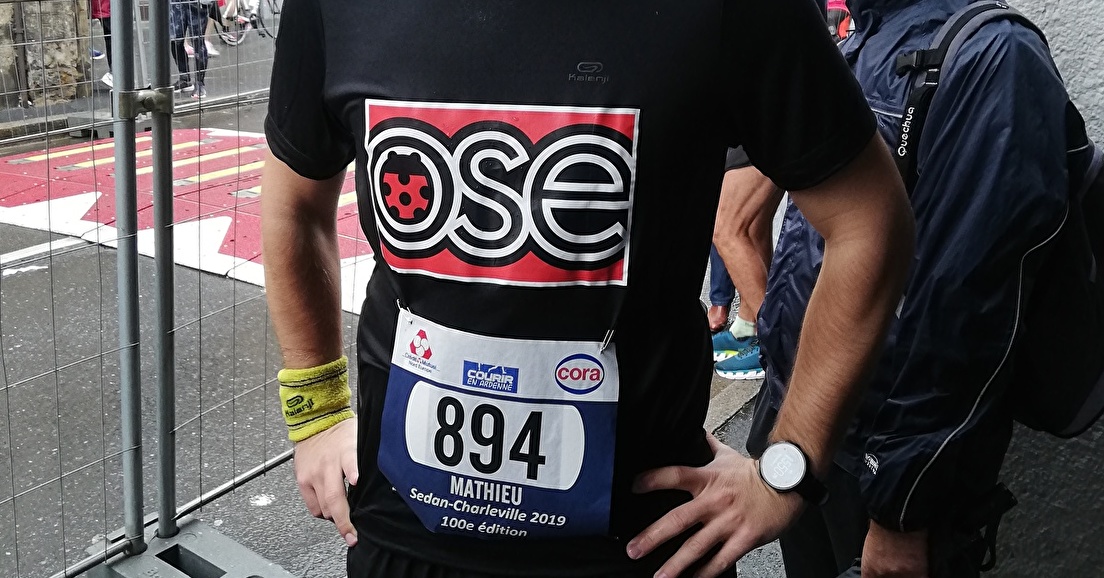 Mathieu a OSE le semi-marathon de Sedan / Charleville-Mézières (08)