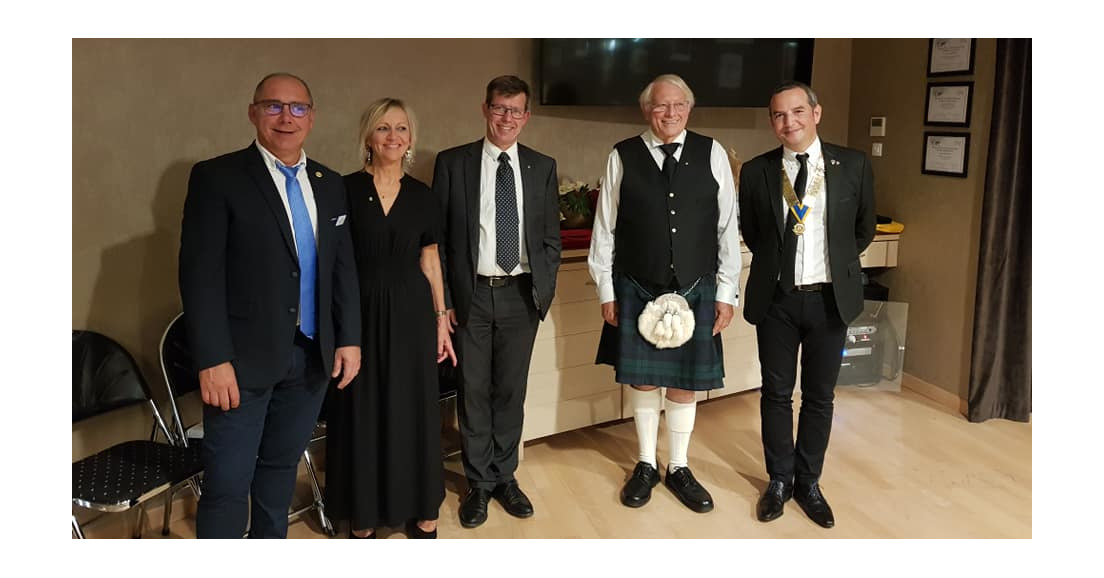 Deux nouvelles intronisations au Rotary Club de Vire Normandie