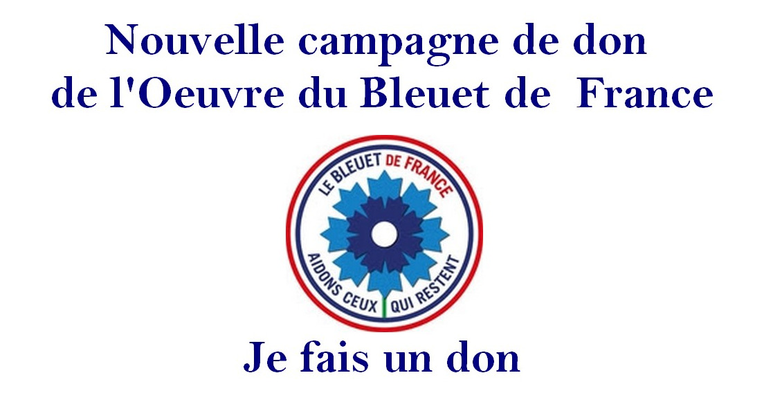 Nouvelle campagne de dons de l'Oeuvre du Bleuet de France