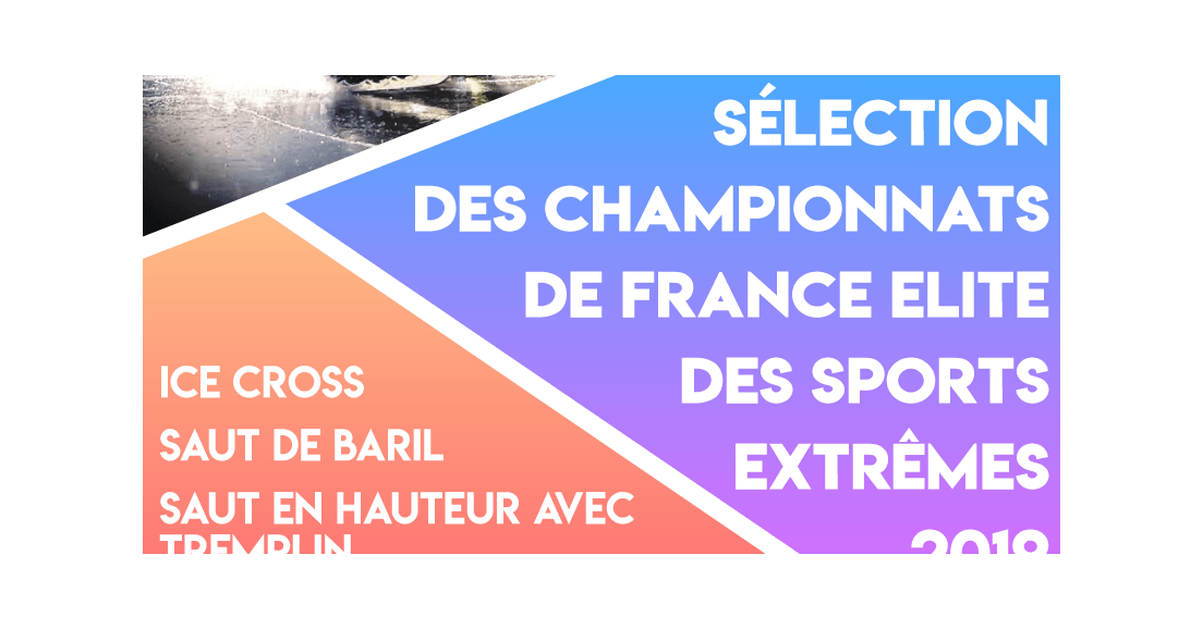 Sélection des Championnats de France Elite des Sports Extrêmes