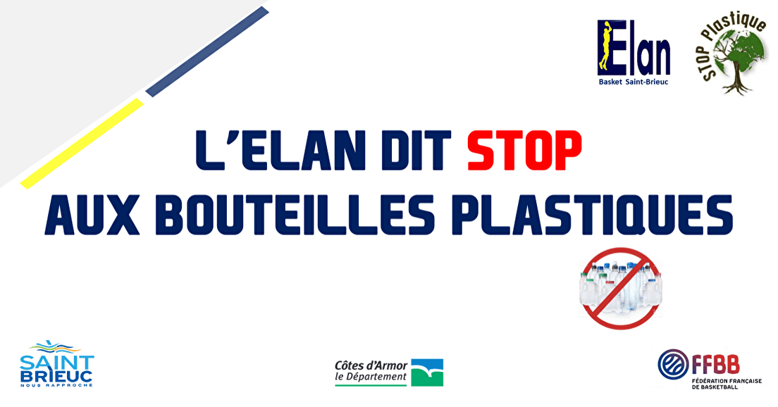 L'Elan Basket dit STOP aux bouteilles en plastique !