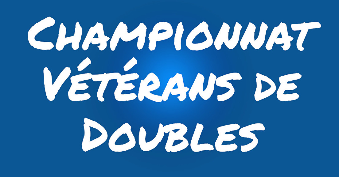 Résultats Championnat Départemental Vétérans de Doubles