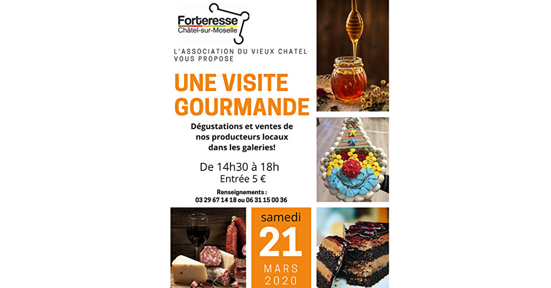 Visite gourmande à la forteresse de Châtel le 21/03/2020