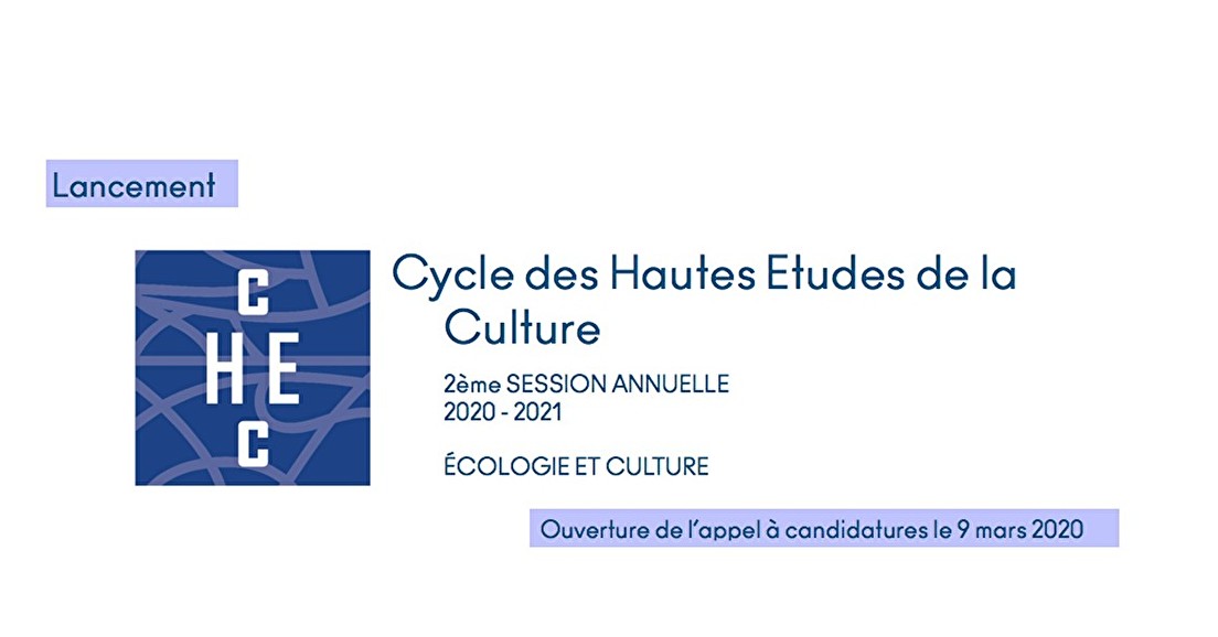 Candidatures 2020-2021 : Cycle des Hautes Etudes de la Culture
