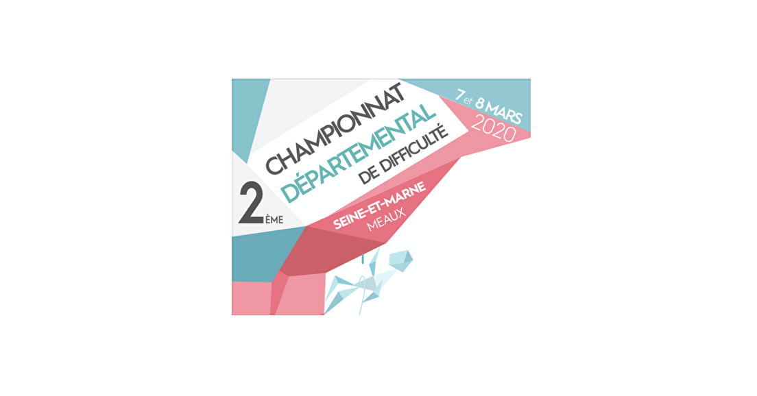 Championnat départemental de difficulté les 7 et 8 mars 2020 à Meaux