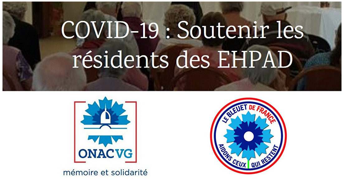 Covid-19 : Soutenir les résidents des EHPAD avec les Bleuets de France