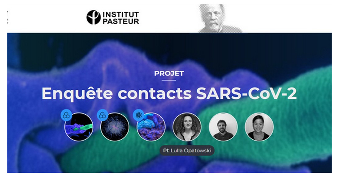 Enquête de l'Institut Pasteur : Contacts SARS-COVID-2