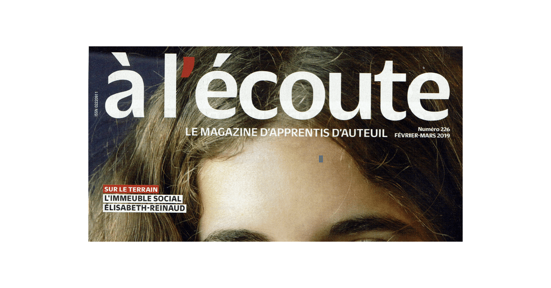 Magazine « À l’Ecoute», sur la punition – Fév./Mars 2019