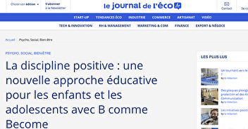 Le Journal de l'éco.fr : une nouvelle approche éducative, 28/11/16